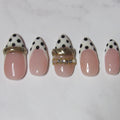 Bangled Polka Dot- White